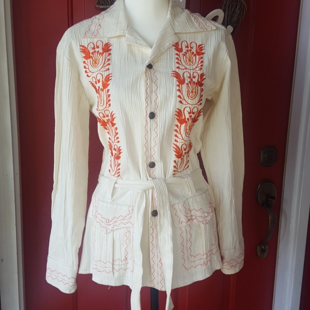 Rubens vintage mexican style jacket, size 34- 10US